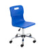 Titan Swivel Senior Chair Blue Castors