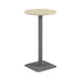 Contract High Table Maple With Grey Leg 600Mm