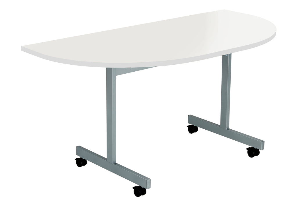 One Eighty Tilting D End Table 1400 X 700 White