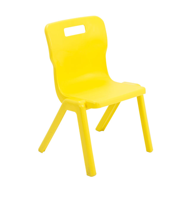 Titan One Piece Size 3 Chair Yellow