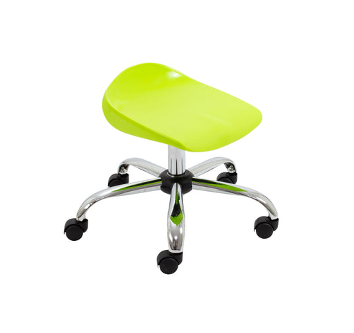 Titan Swivel Junior Stool Lime Castors