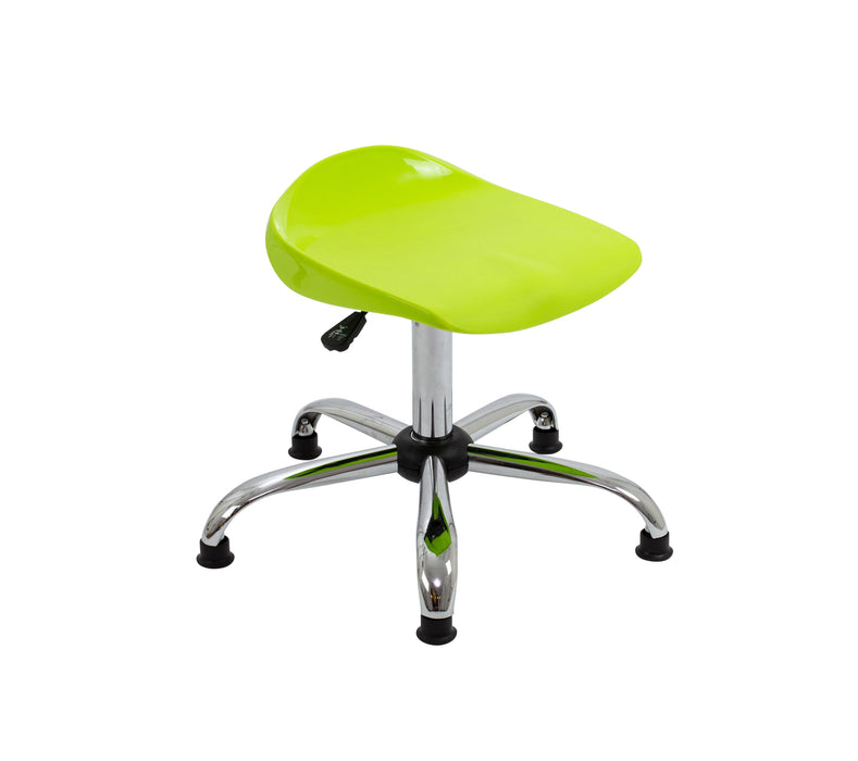 Titan Swivel Senior Stool Lime Glides