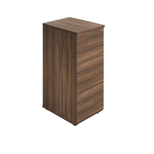 3 Drawer Filing Cabinet Dark Walnut