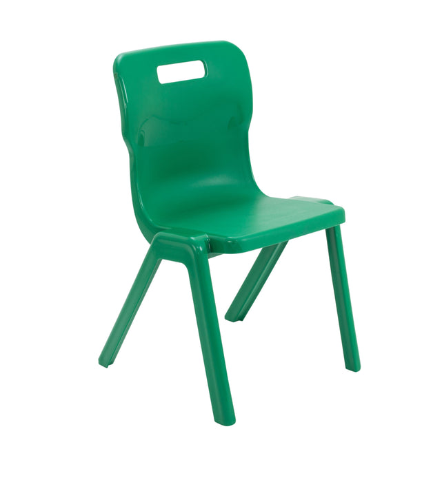 Titan One Piece Size 5 Chair Green