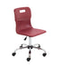 Titan Swivel Senior Chair Burgundy Castors