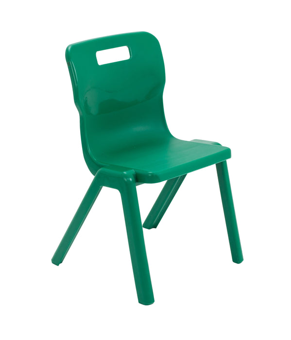 Titan One Piece Size 4 Chair Green