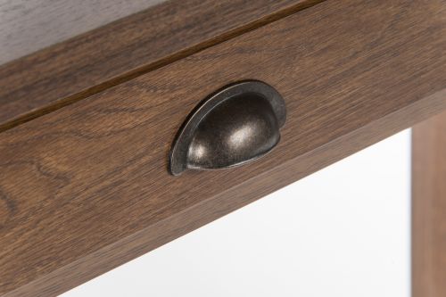 Teknik Oiled Oak Effect Laptop Home Office Study Desk With Stationery And Keyboard Drawer - image 5