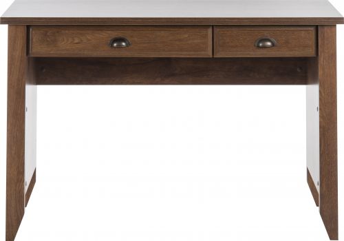 Teknik Oiled Oak Effect Laptop Home Office Study Desk With Stationery And Keyboard Drawer - image 6
