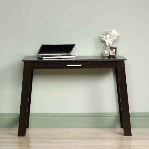 Teknik Cinnamon Cherry Effect Trestle Desk With Stationery Drawer