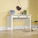 Teknik Soft White Effect Laptop Home Office Study Desk With Stationery And Keyboard Drawer