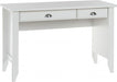Teknik Soft White Effect Laptop Home Office Study Desk With Stationery And Keyboard Drawer - image 3