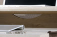 Teknik Chalked Wood Computer Desk with Chalked effect Chestnut Finish Two Storage Drawers Flip Down Keyboard Drawer and Vertical Storage Area - image 12