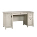 Teknik Chalked Wood Computer Desk with Chalked effect Chestnut Finish Two Storage Drawers Flip Down Keyboard Drawer and Vertical Storage Area - image 13