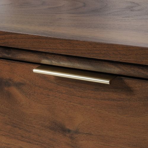 Teknik Clifton Place Lateral Filer with Grand Walnut Effect Finish Two Spacious File Lockable Drawers and Solid Wooden Feet - image 5