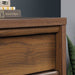 Teknik Clifton Place Storage Sideboard Grand Walnut Effect Finish Storage Drawer Adjustable Shelf Behind Sliding Doors and Solid Wooden Feet - image 4