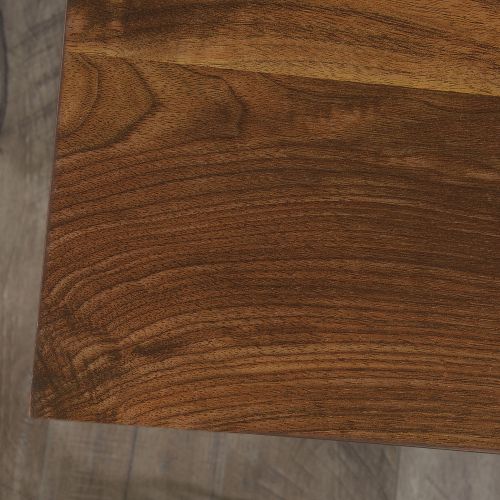 Teknik Clifton Place L-Shaped Executive Desk Grand Walnut Effect Finish Flip Down Keyboard Shelf Two File Drawers Three Storage Drawers Cubby S - image 5