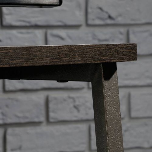 Teknik Industrial Style TV Stand Durable Black Metal Frame Up to a 36 TV - image 4