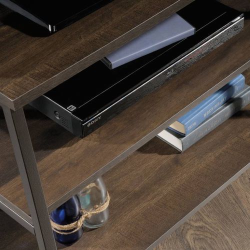 Teknik Industrial Style TV Stand Durable Black Metal Frame Up to a 36 TV - image 5