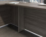 Teknik Affiliate 1500600 Desk in a Hudson Elm effect finish, two grommet holes for cord management - image 5