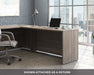 Teknik Affiliate 1500600 Desk in a Hudson Elm effect finish, two grommet holes for cord management - image 9