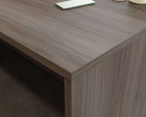 Teknik Affiliate 1800750 Desk in a Hudson Elm effect finish two grommet holes for cord management - image 4