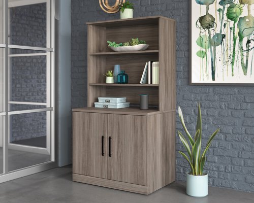 Teknik Affiliate Hutch For Storage Units in a Hudson Elm effect finish - image 3