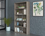 Teknik Affiliate 5 Shelf Bookcase in a Hudson Elm effect finish