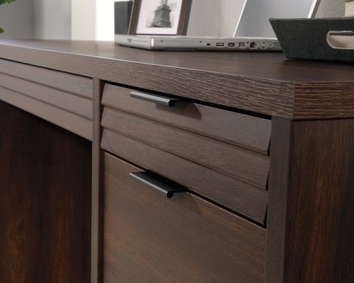 Teknik Elstree Credenza Desk in Spiced Mahogany - image 4