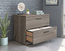 Teknik Affiliate Lateral File Unit in a Hudson Elm effect finish, durable two spacious file lockable drawers - image 2