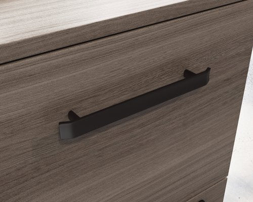 Teknik Affiliate 2 Drawer Mobile Pedestal in a Hudson Elm effect finish two spacious file lockable drawers - image 5