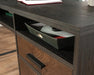 Teknik Canyon Lane L- Shaped Desk Brew Oak effect durable 1in thick desktop filing drawers 360 degree all round finish - image 4