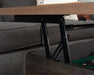 Teknik Canyon Lane Lift-Up Coffee / Work Table Brew Oak effect durable 1in thick lift up top hidden storage and 360 degree all round finish - image 6
