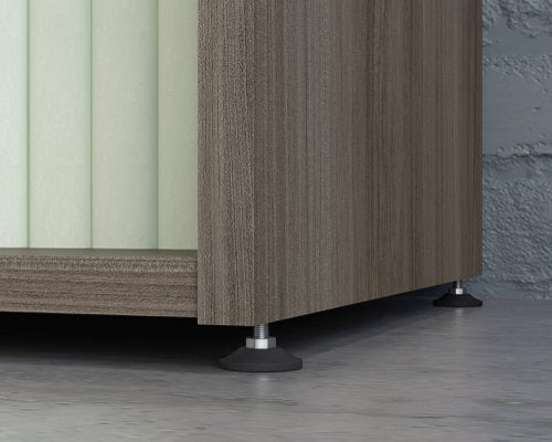 Teknik Affiliate 2 Shelf Bookcase in a Hudson Elm effect finish, display storage with one adjustable shelf - image 4