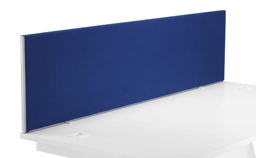 Straight Upholstered Desktop Screen | 1800mm | Royal Blue