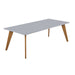 Plateau Rectangular Table 2000 X 1000 X 740 (H) Grey