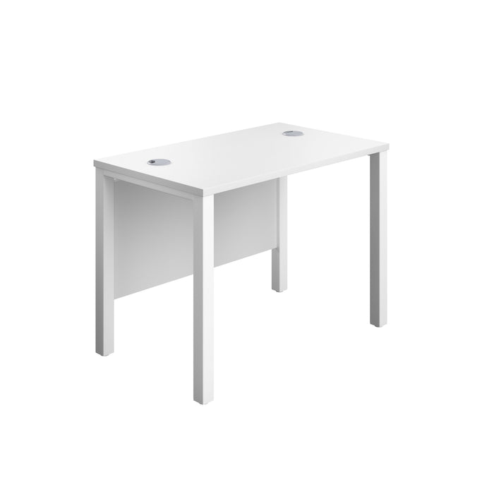 Goal Post White Rectangular Desk 1000 X 600 White