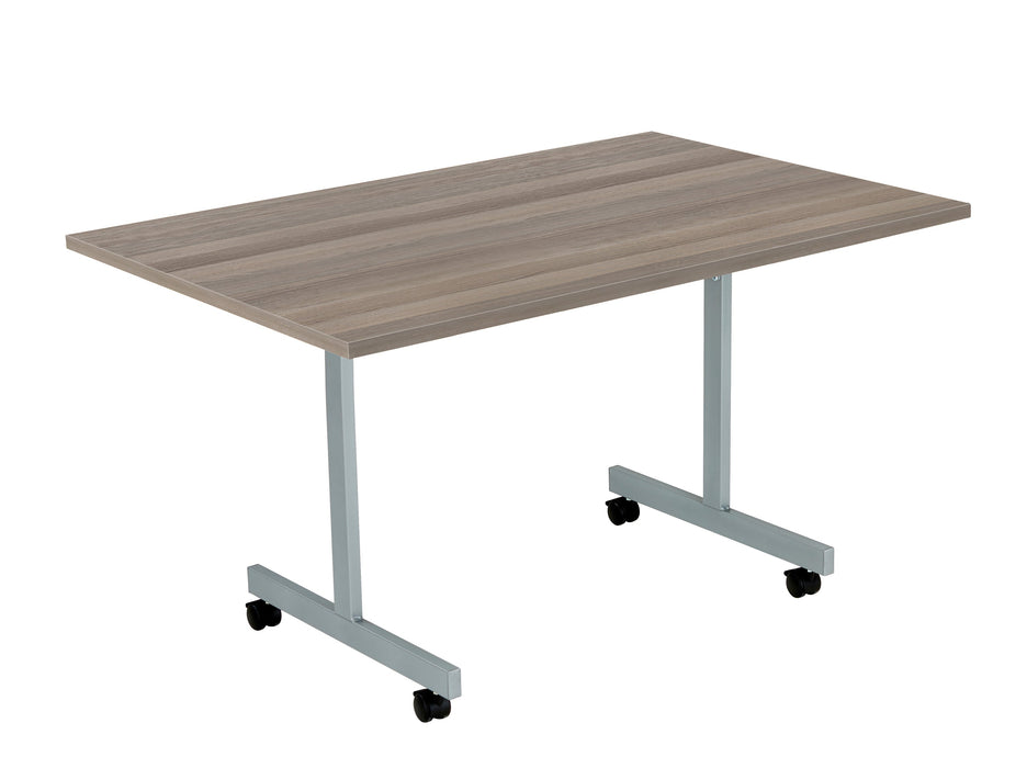 One Eighty Tilting Rectangular Table 1200 X 700 Grey Oak