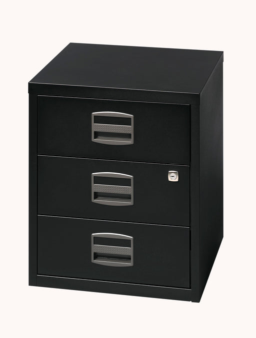 Bisley A4 Mobile Home 3 Drawer Filer Black