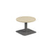 Contract Low Table Maple With Grey Leg 600Mm