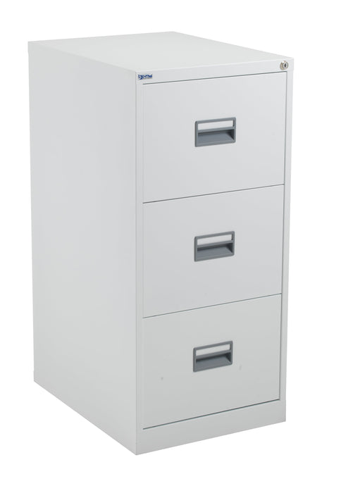 Talos Tc Steel 3 Drawer Filing Cabinet White