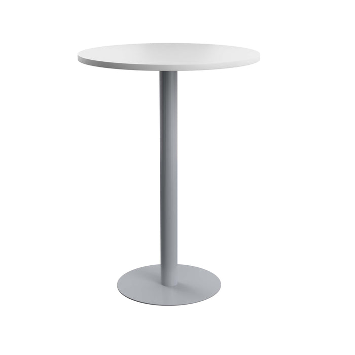 Contract High Table White With Grey Leg 800Mm