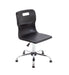 Titan Swivel Senior Chair Black Glides