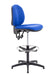 Concept Mid Back Chair With Draughting Kit Royal Blue Adjustable