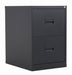 Talos Tc Steel 2 Drawer Filing Cabinet Black