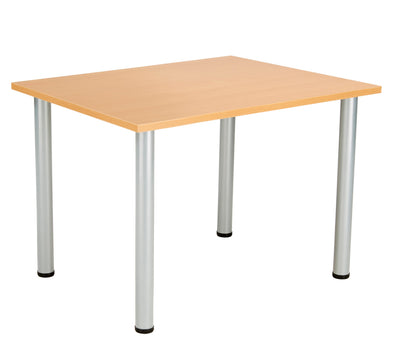 One Fraction Plus Rectangular Meeting Table 1280 Beech