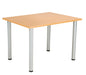 One Fraction Plus Rectangular Meeting Table 1280 Beech