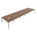 Cb 10 Person Bench With Cut Out 1200 X 800 Beech Silver