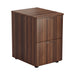 2 Drawer Filing Cabinet Dark Walnut