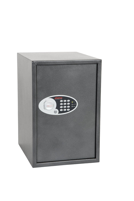 Phoenix Compact Home Office Ss0800E Series Metallic Graphite Steel Safe With Electronic Lock 88 Litres