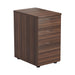 Desk High 3 Drawer Pedestal Dark Walnut 600